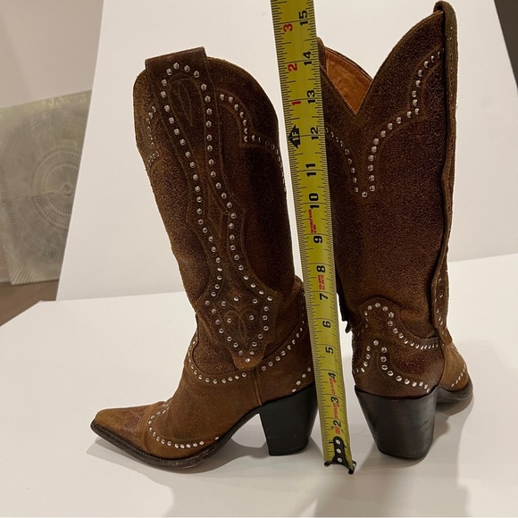 OLD GRINGO brown leather silver stud detail 6.5 - Picture 14 of 16